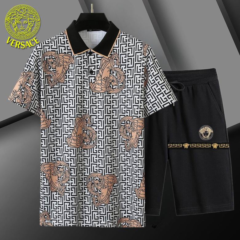 Versace Shirt & Shorts Set ID:20250801-175
